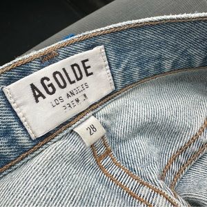 Agolde Riley High Rise Straight Crop Jeans | Renewal | Sz: 28 | Agolde A056B-811